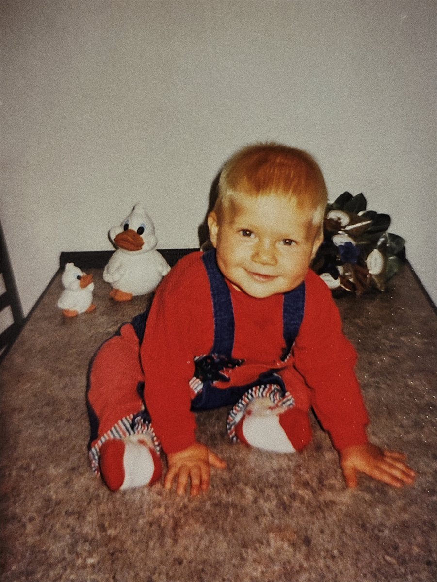 Kid mit Enten
